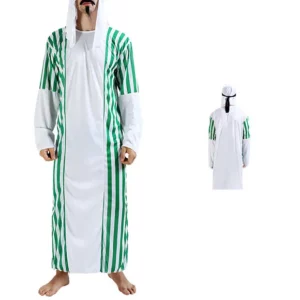 зеленый костюм араба напрокат