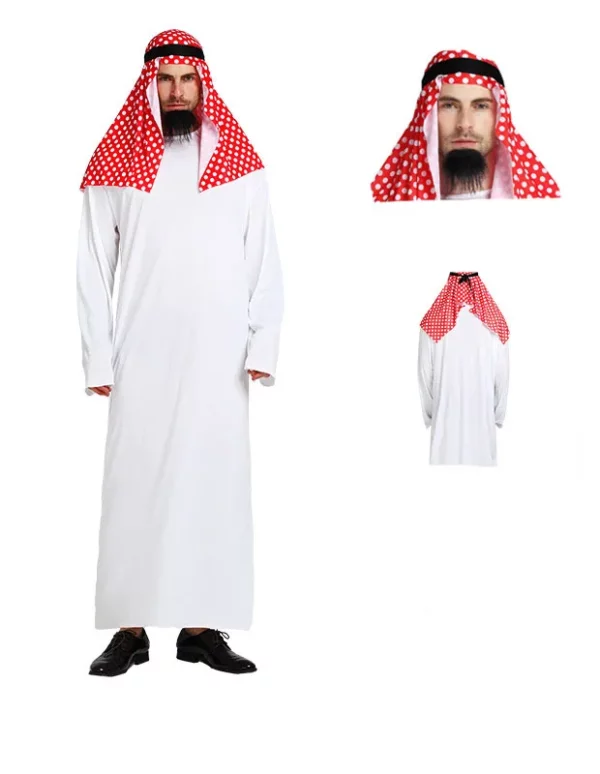 красный костюм араба напрокат