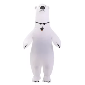 надувной белый медведь костюм напрокат