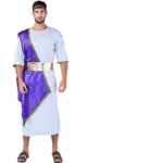 фиолетовый греческий костюм напрокат