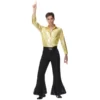 золотистый танцор диско костюм напрокат