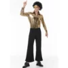 Аренда золотого костюма в стиле диско